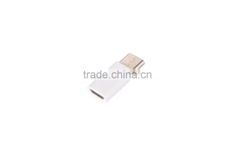 2016Female Micro USB to USB3.1 Type C Male Adapter Converter Connector for Nokia N1 Pad, Letv and for Apple New Macbook 12 Inch