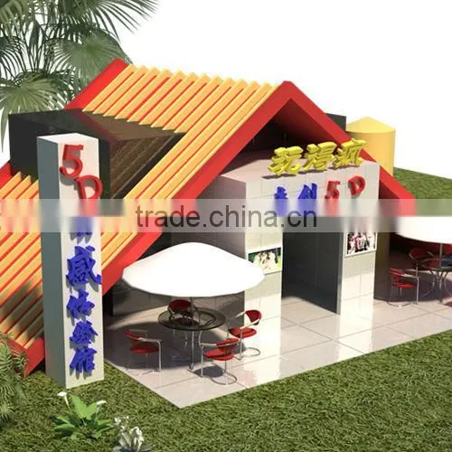 Hot sale 5d cinema cabin 5d cinema house unique style