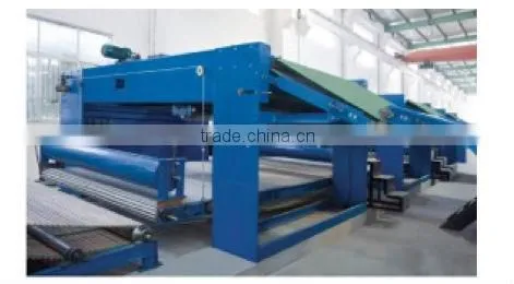 Thermal bonded wadding machine