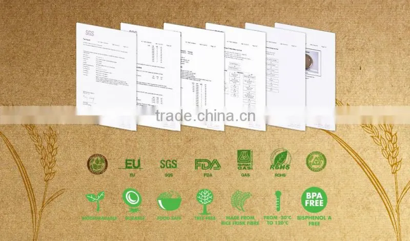 eco-friendly health rice husk fiber chopping block