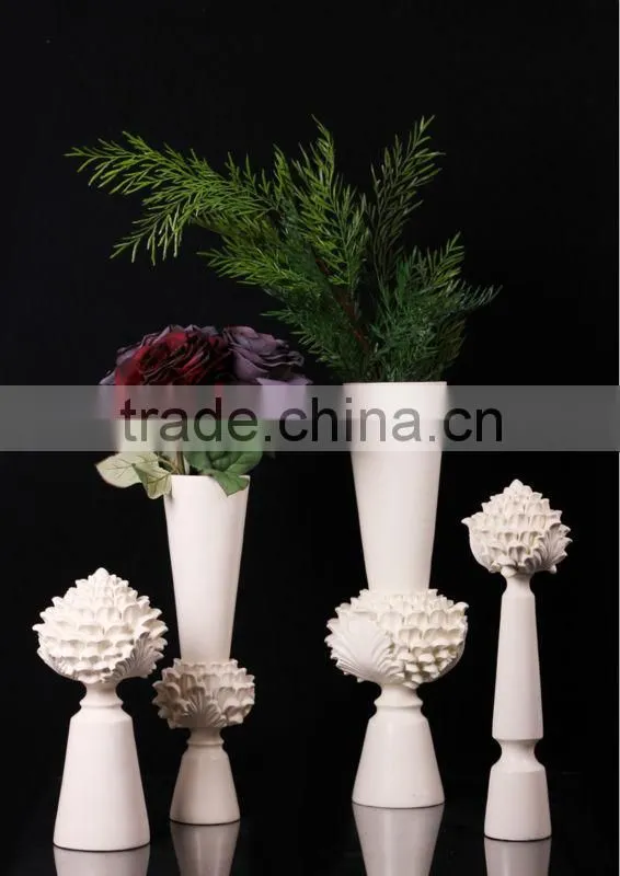 MPB-F3018 hot sale resin flower vase home decoration and crafts