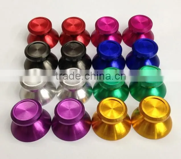 Aluminium Alloy Controller Replacement Parts For Playstation 4 Metal Gold Grip Thumb Grips Gold Chrome Grip for Sony PS4