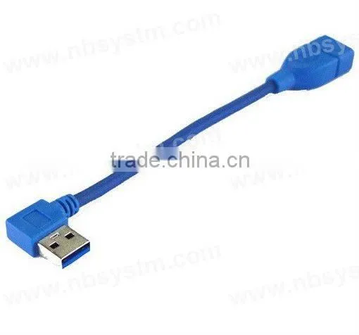 angle 90 degree USB 3.0 A male to A female cable