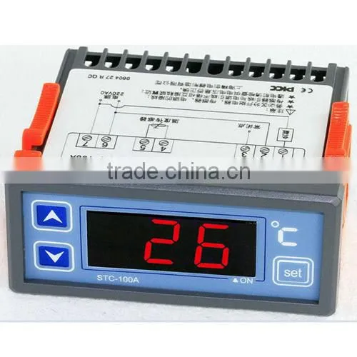 Refrigeration cold storage cabinet temperature controller/digital thermostat with NTC sensor and probeSTC-100A