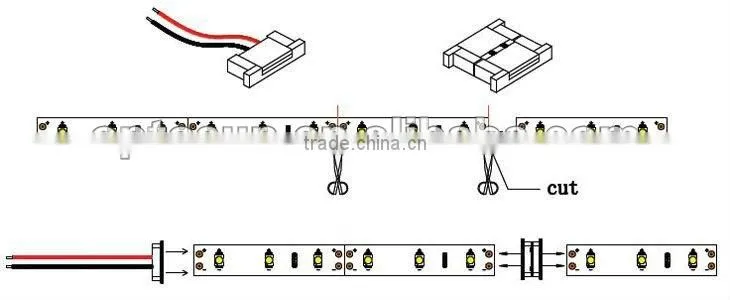 5M flexible led smd 335