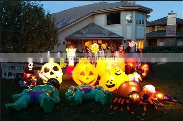 Hot sale Halloween inflatable models/pumpkin costume lighting for decorations/party