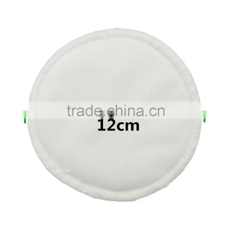 HB-B001 Natural washable organic bamboo nursing pads reusable breast pad pack