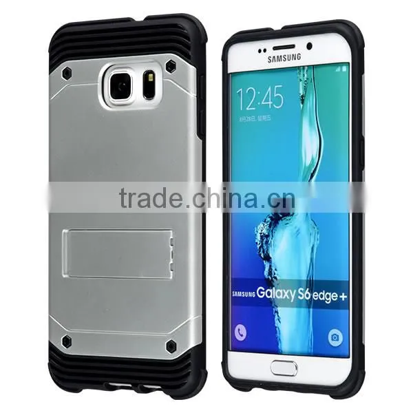 C&T Metal Texture TPU PC Dual Layer Hybrid Protective Case For Samsung Galaxy S4