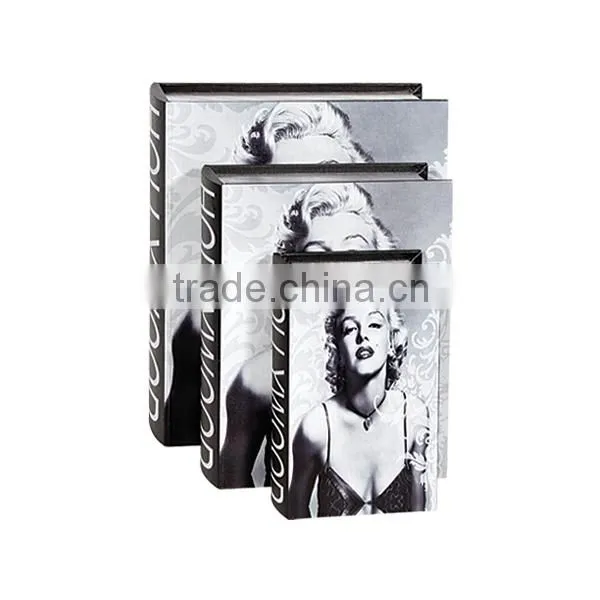 customized wooden packaging book box
