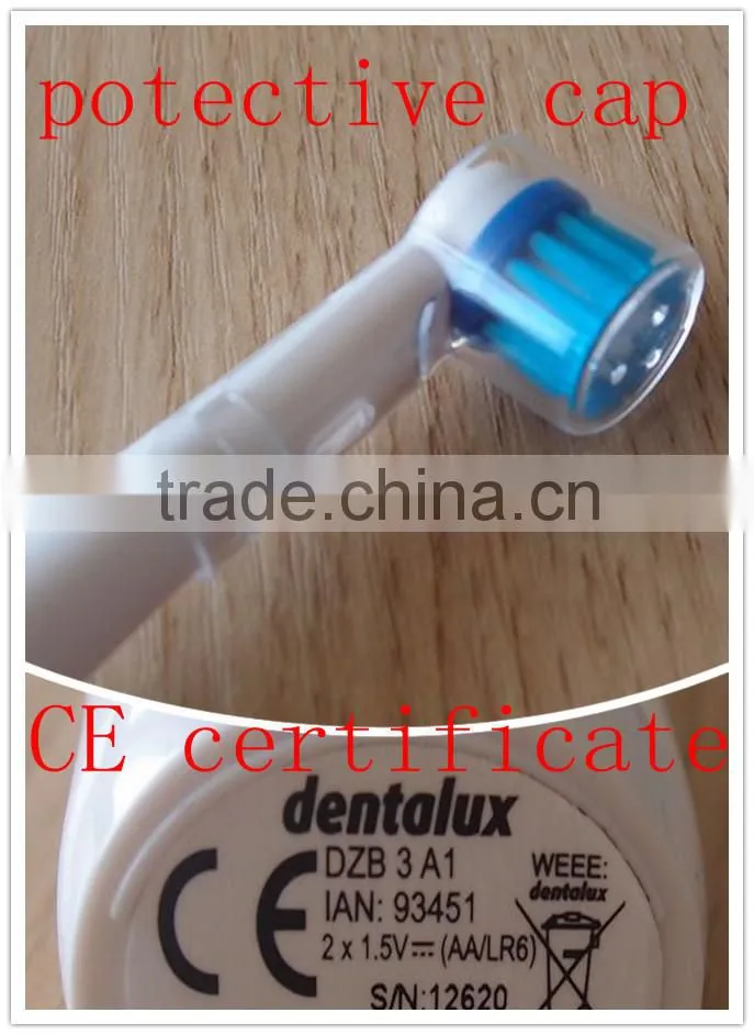 new design travel electric toothbrush FDA approved battery operated