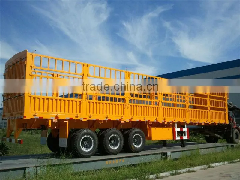 Hot Selling 60Ton Fence Trailer /Cargo Truck Trailer