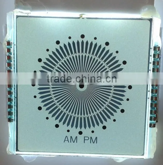 Silk print Clock lcd display