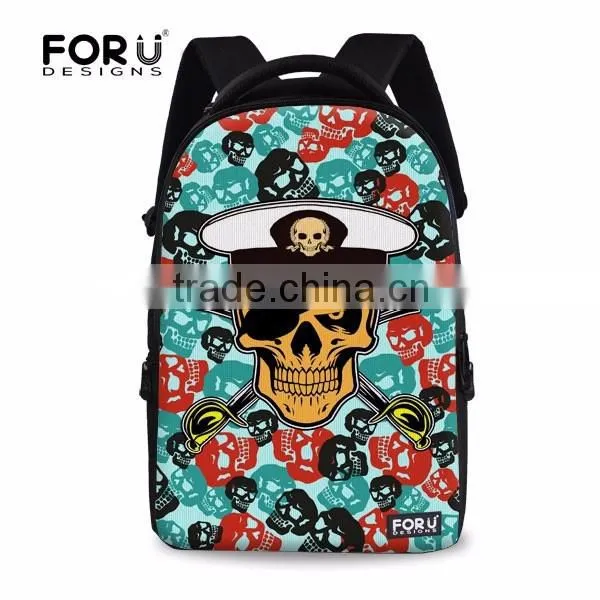 Skull cartoon backpack,3d cartoon backpack,polyester backpack