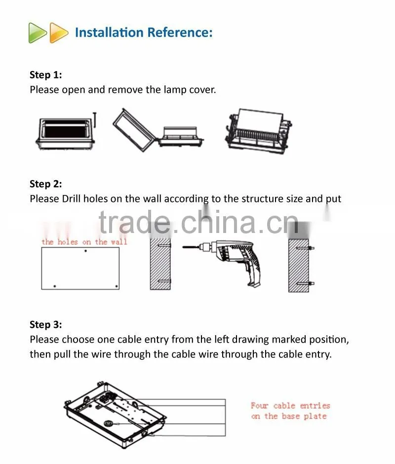 120W Outdoor high lumean IP54 Bulkhead light