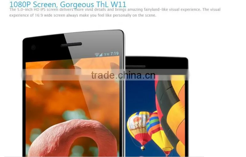 Original 13MP+13MP Dual Camera ThL W11 Monkey King MTK6589T Quad core 5.0inch FHD OGS 2GB RAM 32GB ROM Mobile Phone