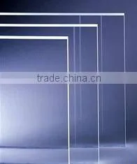 Low iron tempered glass For show case
