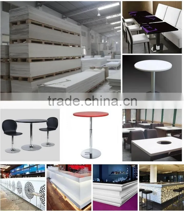 New Artificial Stone Acrylic Solid surface sheets, solid surface countertop slabs,