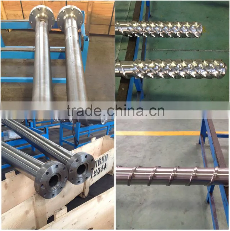 PVC PE PP LDPE HDPE nitrided extruder barrel