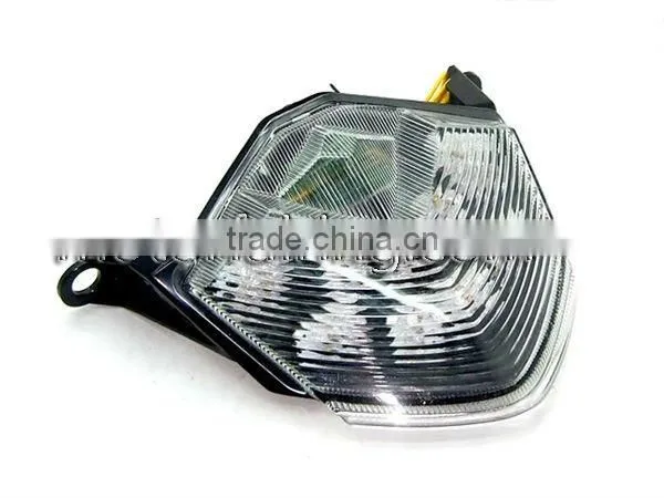 ZX-6R Plastic cover tail lights/Motorcycle Clear LED tail light for ZX6R 09-11