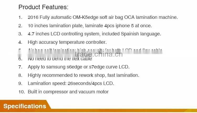2016 Newest Vacuum Laminating Machine Mobile Phone LCD Refurbish Machine