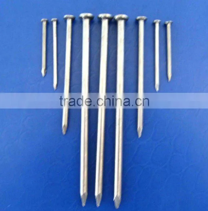 Bright smooth shank common iron nail