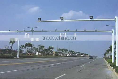 steel galvanized highway monitor pole,motorway traffic sign pole