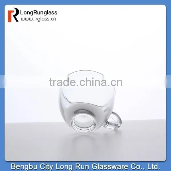 LongRun 2.6oz top grade exquisite crystal glass teacup ,coffee mug,wholesale