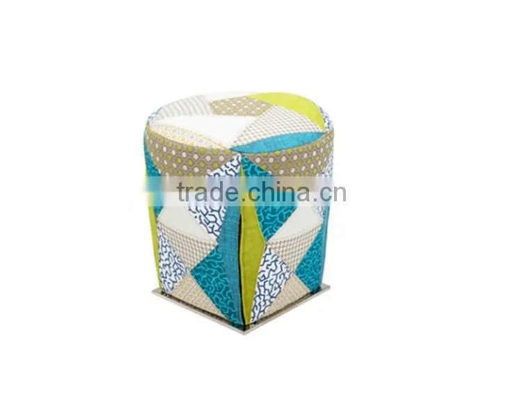 ethnic patchwork stools