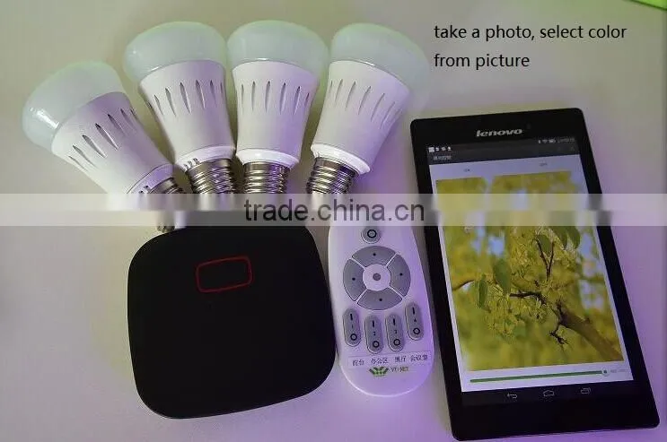 Super Bright Mobile Bluetooth led bulb light 7w led bulb ,color changing smart led light bulb 7w
