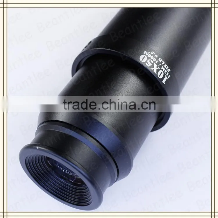 10X50 Long Range Motorized Brass Telescope with wooden stand