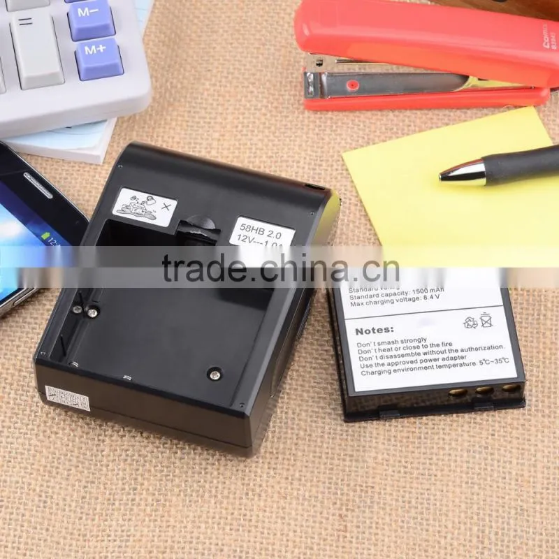 58mm portable cheap Bluetooth thermal printer (Android Version) Black