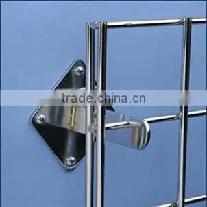 Metal Chrome Wall Mount Display Hook/Mesh hanger