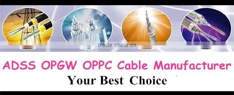 High quality single mode armored G652D G655 Fiber Optical opgw Cable