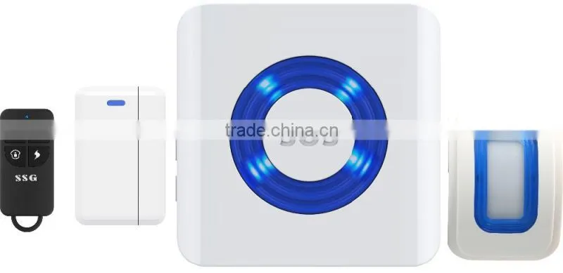 SSG new Hassle-Free Home Security Wi-Fi Alarm System support 24 hour APP control central monitoring