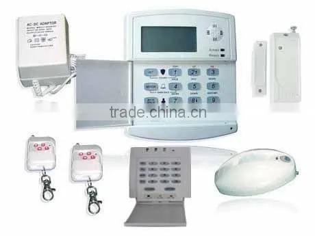Wireless/ Wired 40 Defence Zones LCD Display Voiced Intelligent Burglar Alarm System