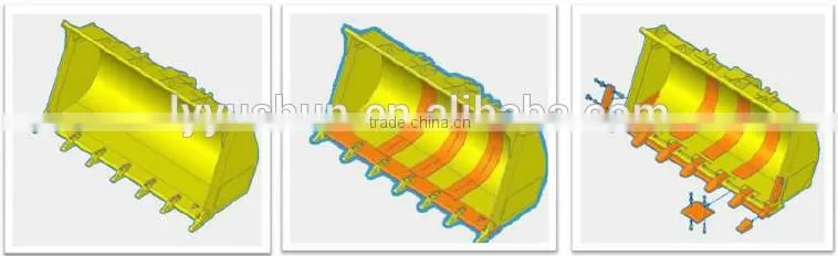 305CCR Excavator Buckets, Customized 305CCR Excavator Standard 0.36M3 Buckets Compatible with Harsh Condition