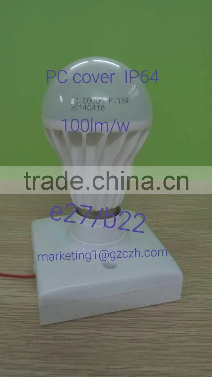 guangzhou supplier led B22 /e27 led lighting with CE/RoHs led lamp