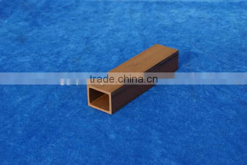 wood textured wpc tube