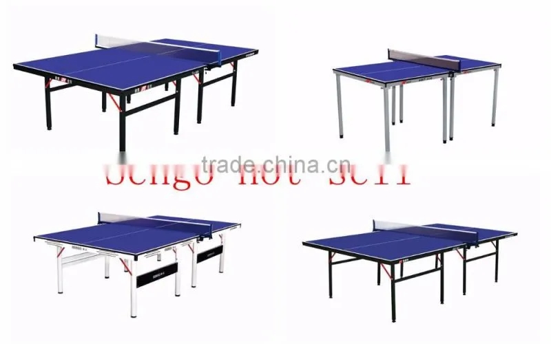 Outdoor used 15 mm foldable aluminium tennis table with wheel