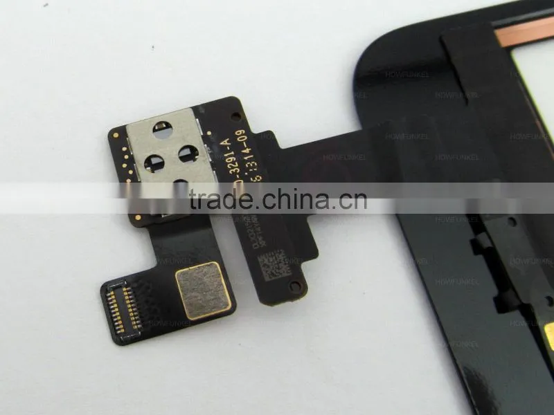 100% Guarantee OEM For iPad Mini Digitizer Touch Screen with IC Connector & HOME FLEX Assembly black or white