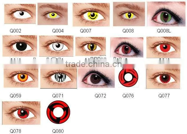 Various natural looking crazy contact lenses/Cosmetic big dewy eyes tinted contact lens/yearly original guaranteed contact lens