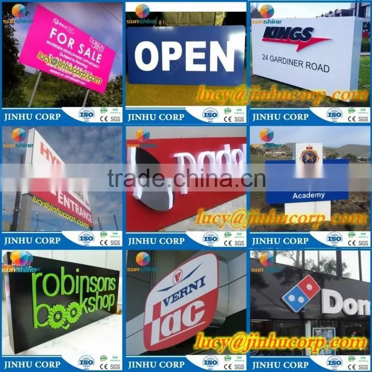 Construction Material ACP, for gas station, KFC outdoor sinage board