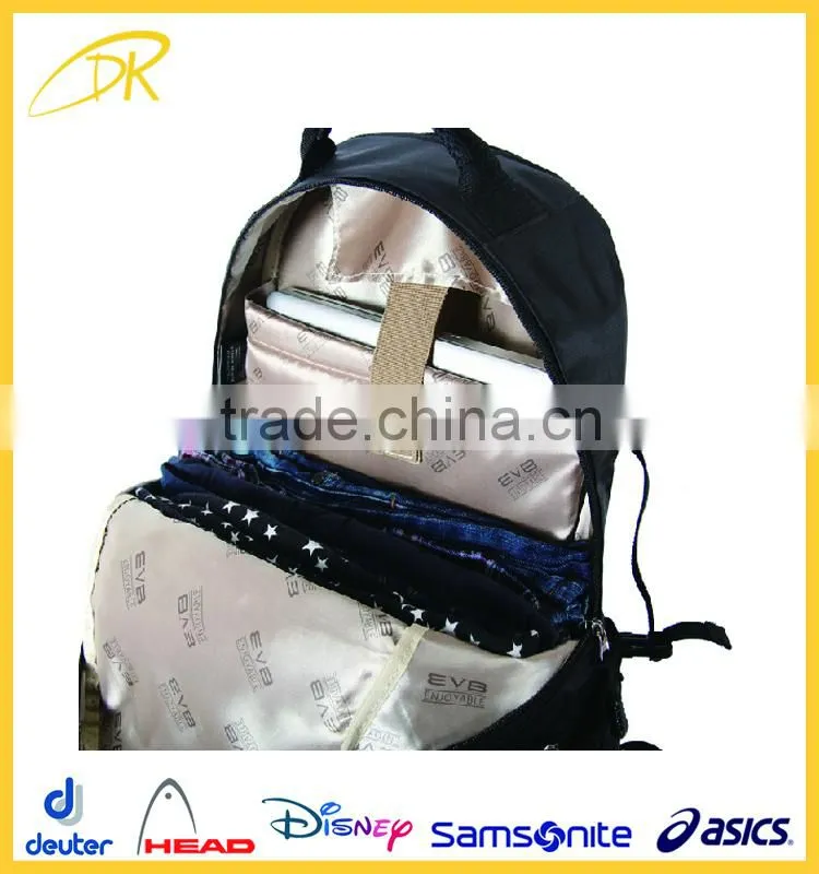 School daily knapsack bag, sports rucksack fashion knapsack with laptop compartment