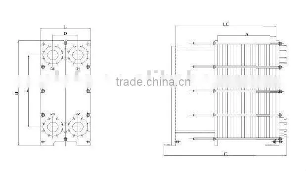 heat exchanger for water cooling system