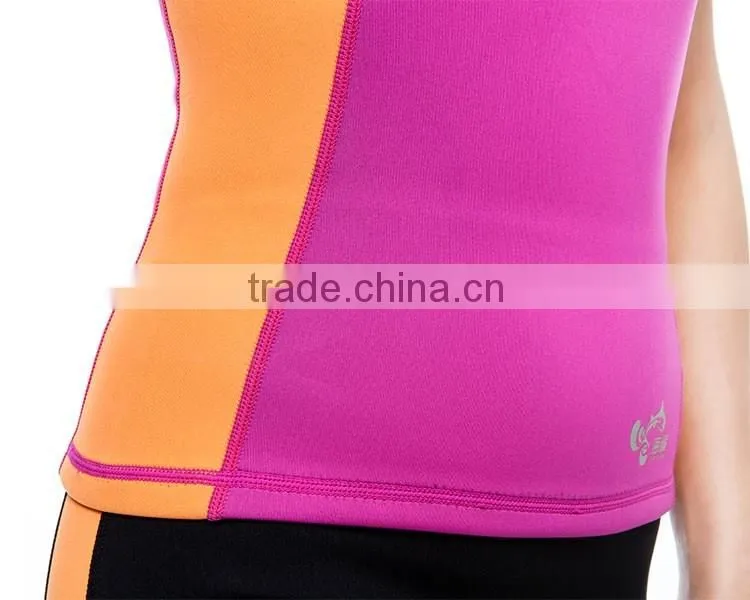 2016 new design Neoprene slimming lady yoga bodysuit