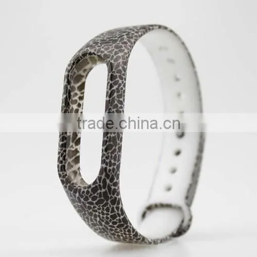 Beautiful Pattern Silicone Belt Strap for Xiaomi miband 1s 1A for Mi Band 2 Smart Wristband for Miband 2 Bracelet