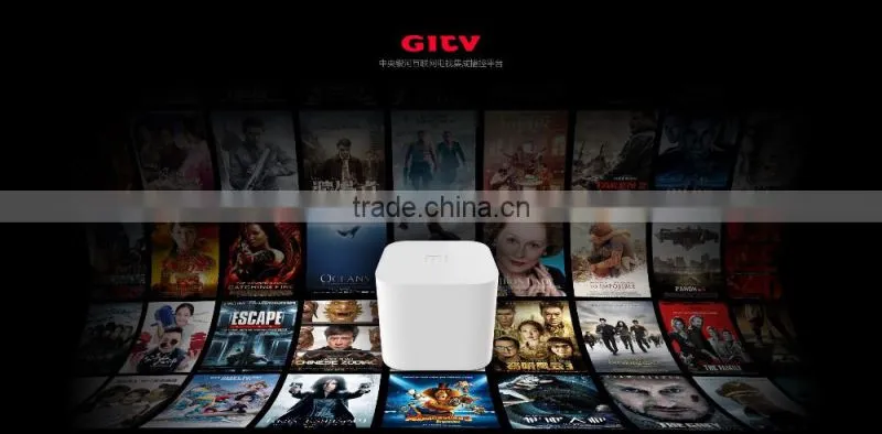 Xiaomi Smart Mini Box Set Top Box MT8685 Quad Core 1GB DDR3 4GB eMMC Android 4.4 1920*1080P H.265 2.4GHz / 5GHz Mi Small TV Box