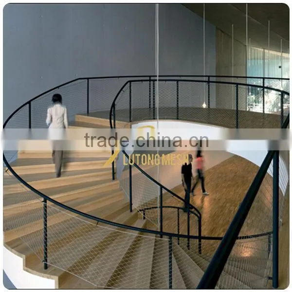 handrail stainless steel cable,stainless steel wire rope mesh net, cable wire netting mesh