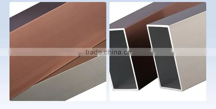 China hot sale standard aluminium extrusions aluminium flat tube