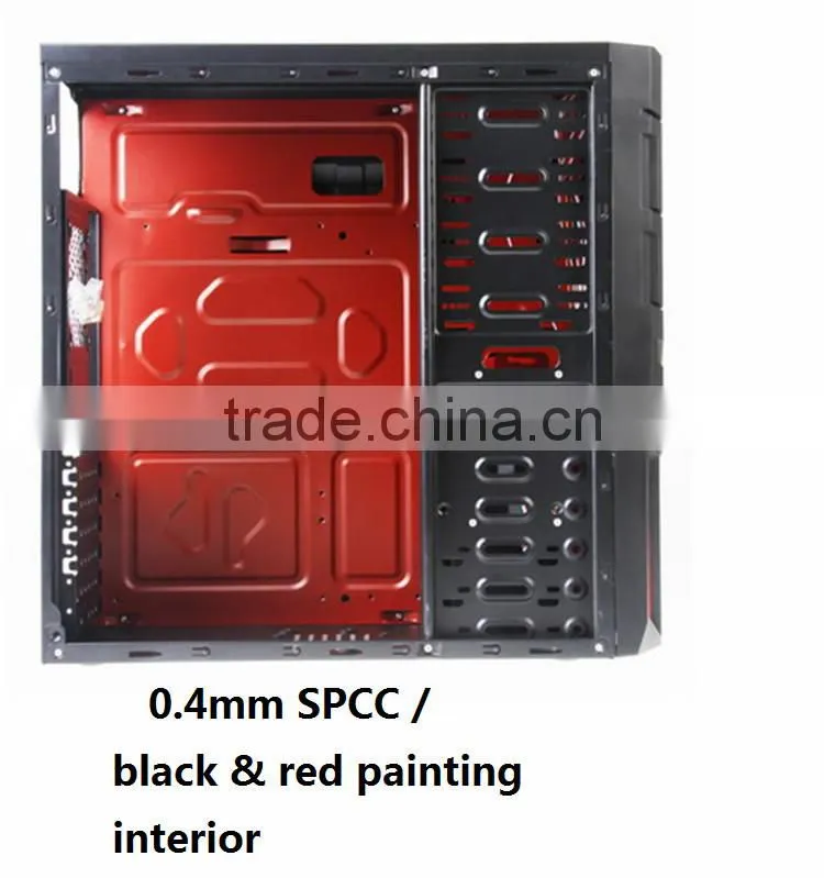 stylish luxury version transparent side panel ATX computer case
